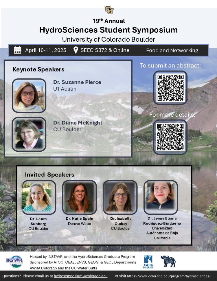HydroSciences Symposium Flier 2025