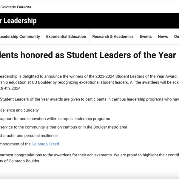 Students of the Year