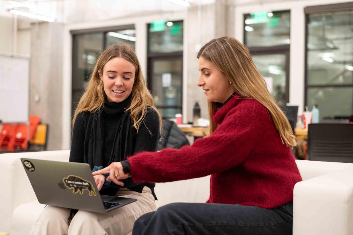 A student and an instructor work together