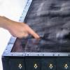 A new, shape-shifting display can sense and respond to human touch.