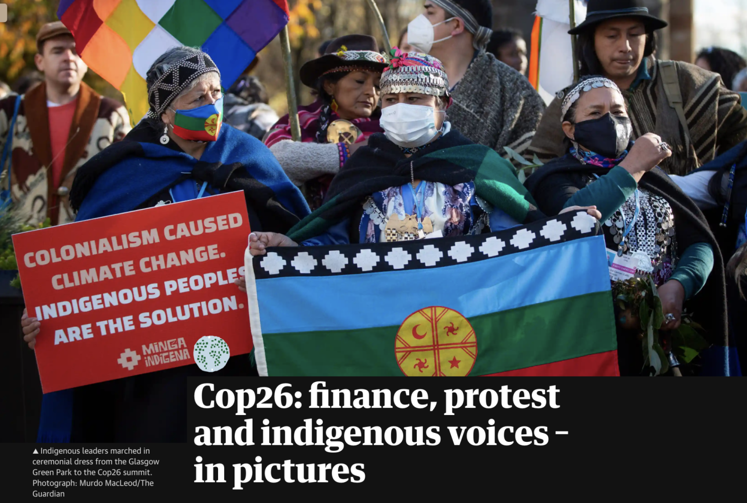 COP26 Indigenous Climate March