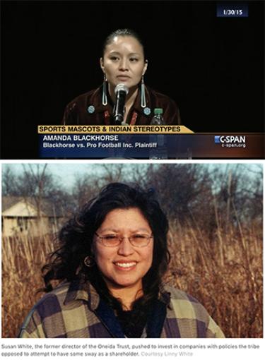 Amanda Blackhorse Susan White WFT