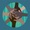 eight overlapping hands