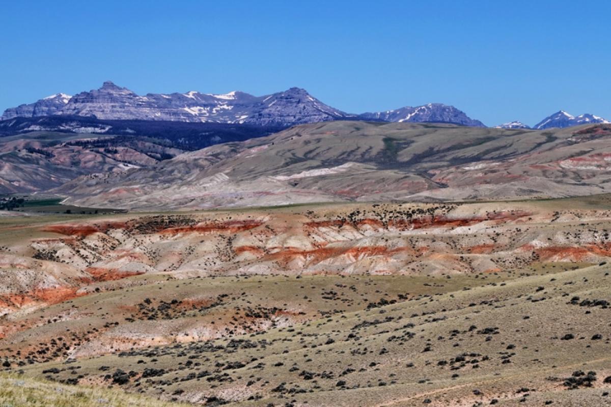 Mountains near Dubois Wyoming