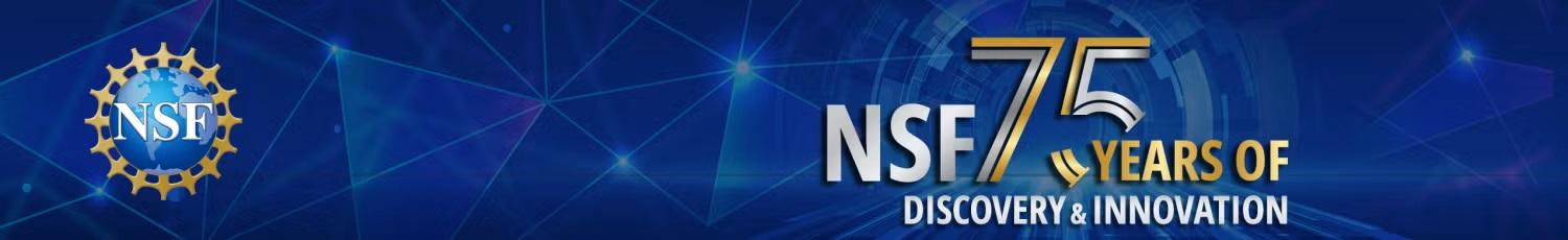 NSF 75 year banner