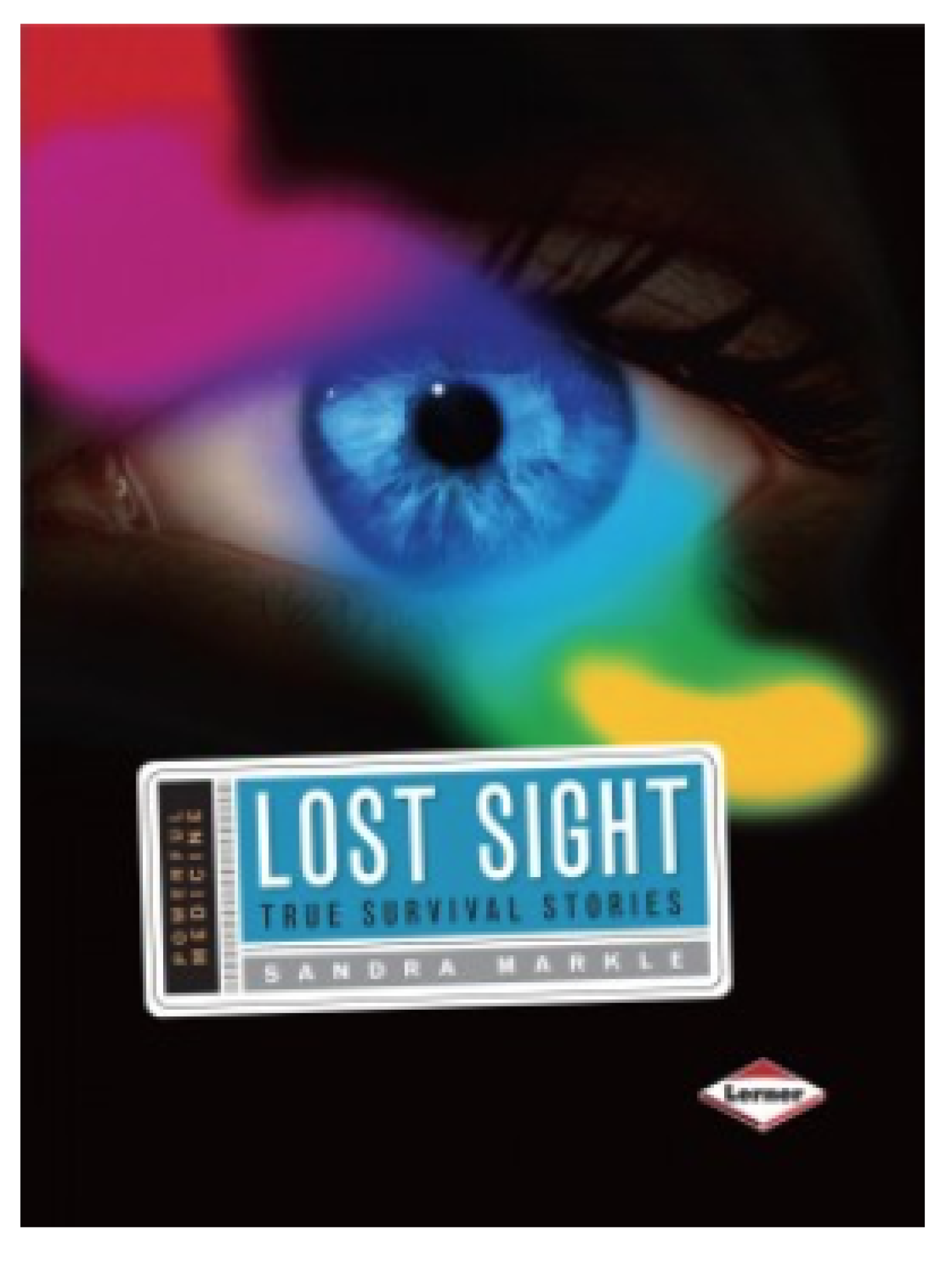 Book cover showing an open eye and title "Lost Sight"