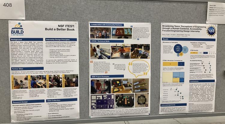 Three posters about Build a Better Book