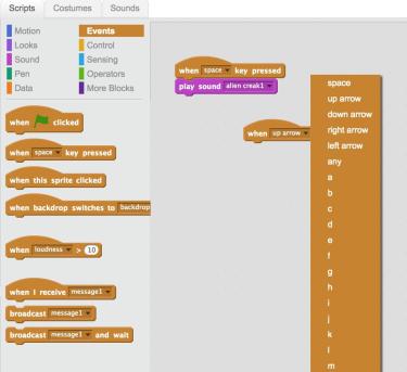 Scratch program screenshot