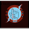 Graphic of hand in a circle with lightning bolt and text "Earle Baum Hangout"