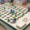 Forest journey board game created with laser cutter.