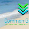 Conference name with beach in background