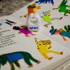 SpecDrums ring on top of an Eric Carle picture book.