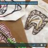 Tactile graphics help illustrate human body structures.