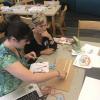 Teachers use Makey Makey and paper circuits to create an interactive diagram of a cell.