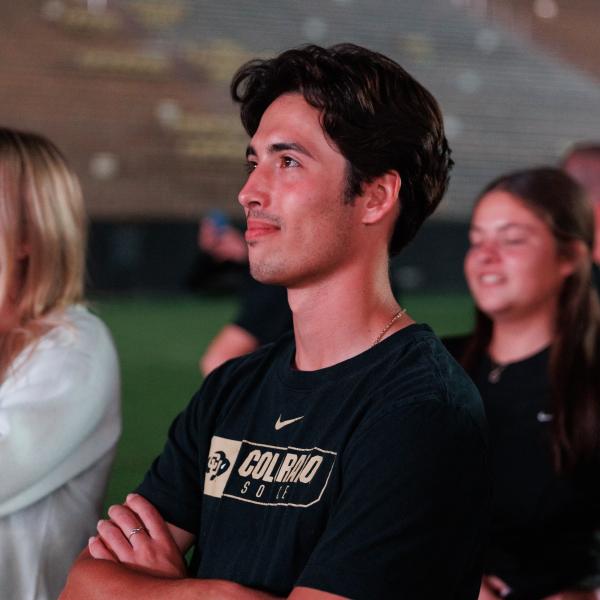 Gavin at Intern Kickoff
