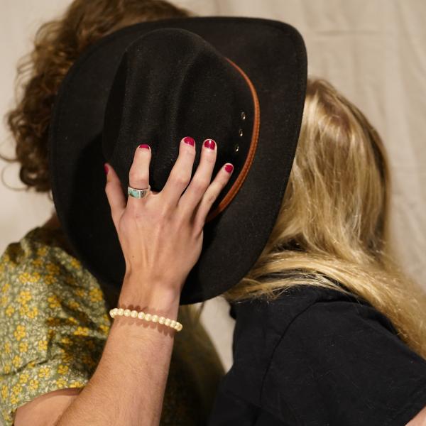 Finn Behind Hat