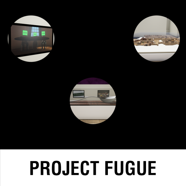 3D models from game design featured in circles