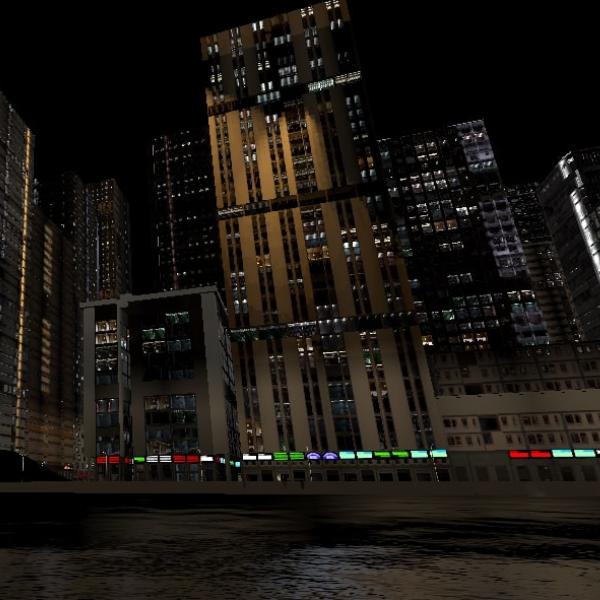 Cityscape at night