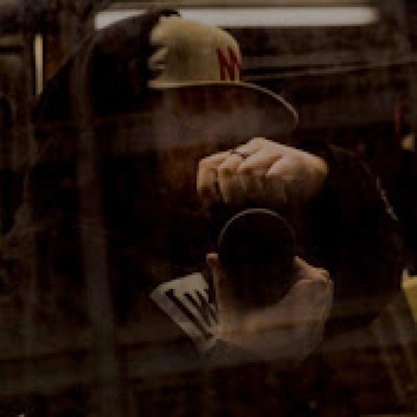 photographer in reflection