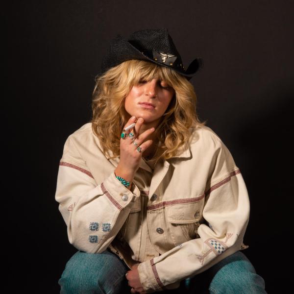 Cowgirl, modeled by Abby Boutrous, shot on digital in studio lighting.
