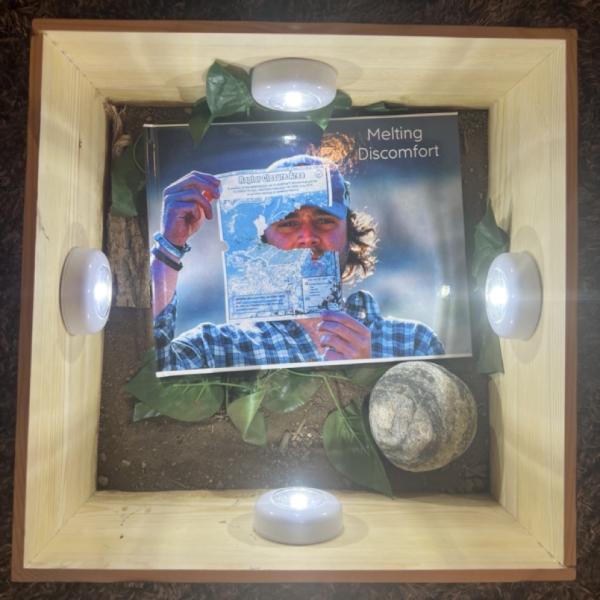 top view of the box