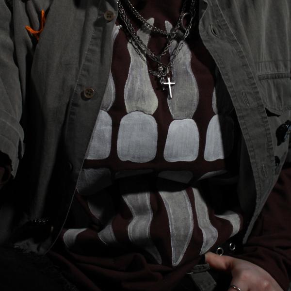 close up of persons chest