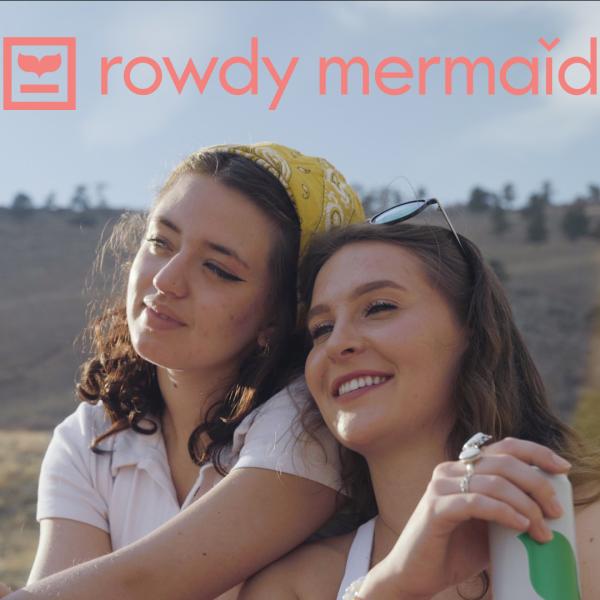 Two women sitting together looking into the distance