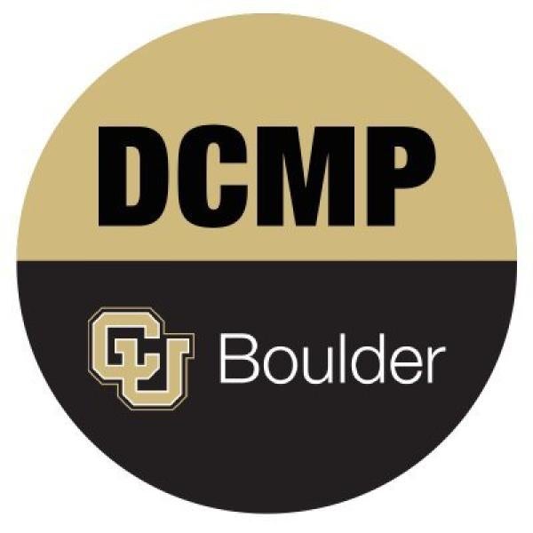 DCMP logo in black and gold