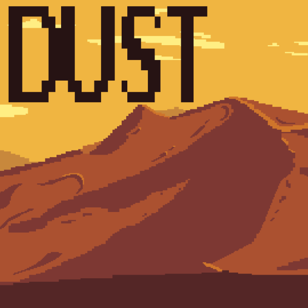 graphic with 'dust"
