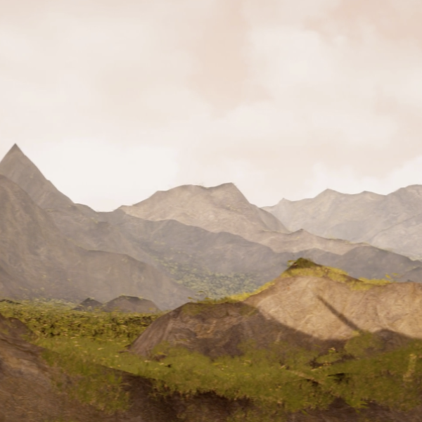 animation of mountains