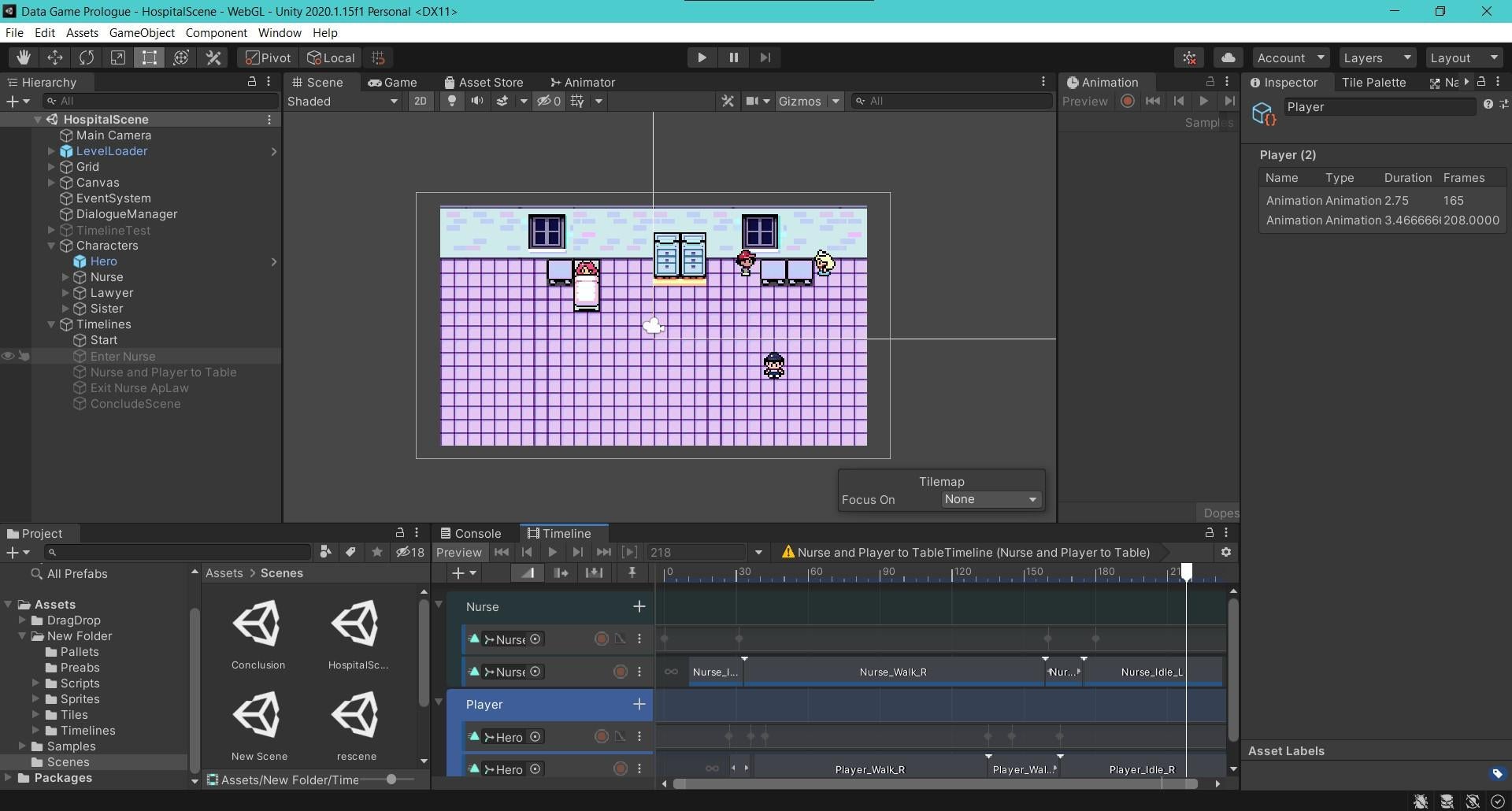 Game interface working in progress