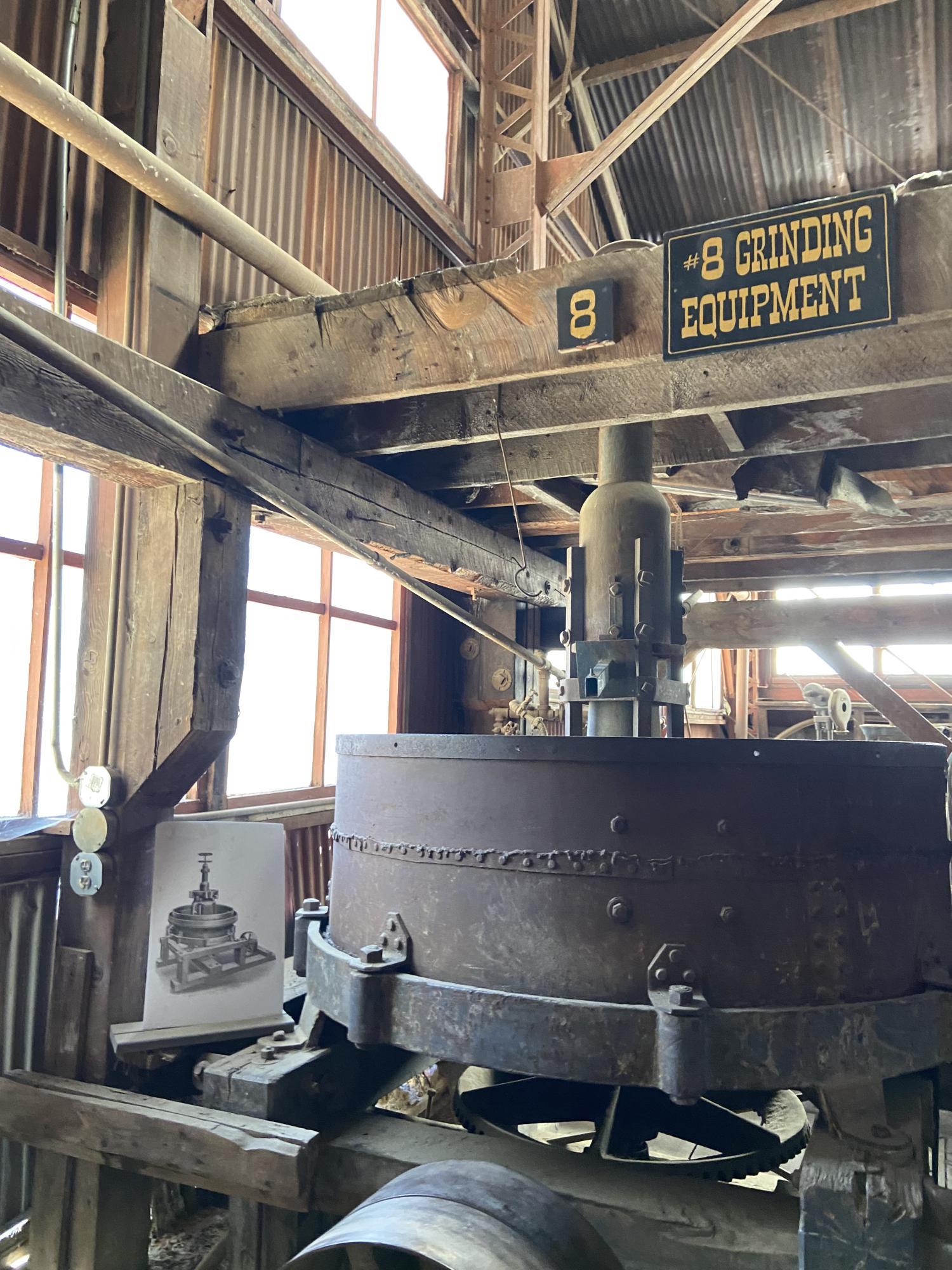 This is inside the Argo Mine, a piece of equipment used for grinding down rock and turn to slurry