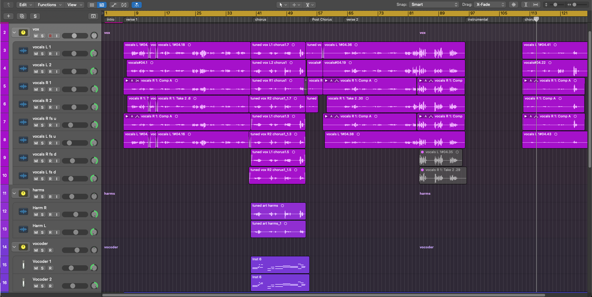 digital music interface screenshot