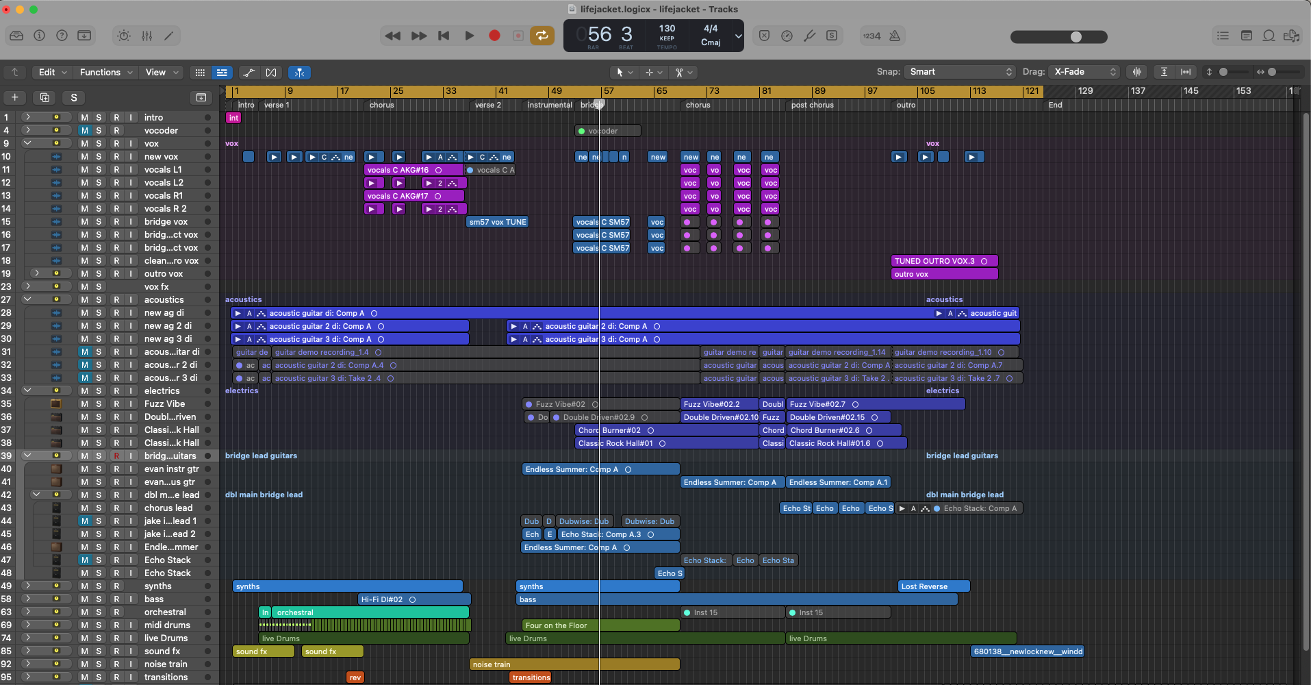 digital music interface screenshot