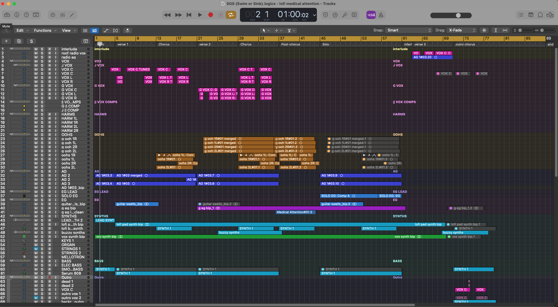 digital music interface screenshot