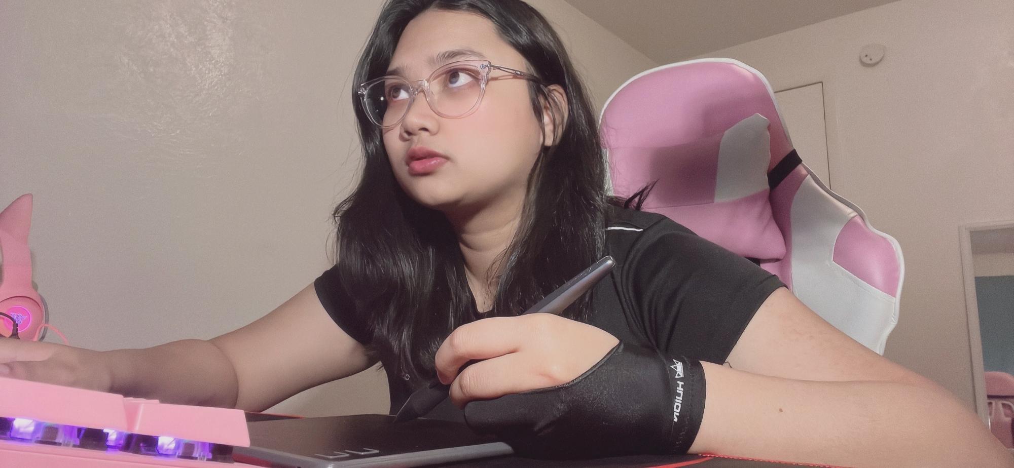 picture of me in the process of animating