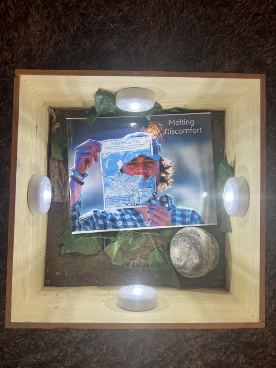 This is the top view of the box