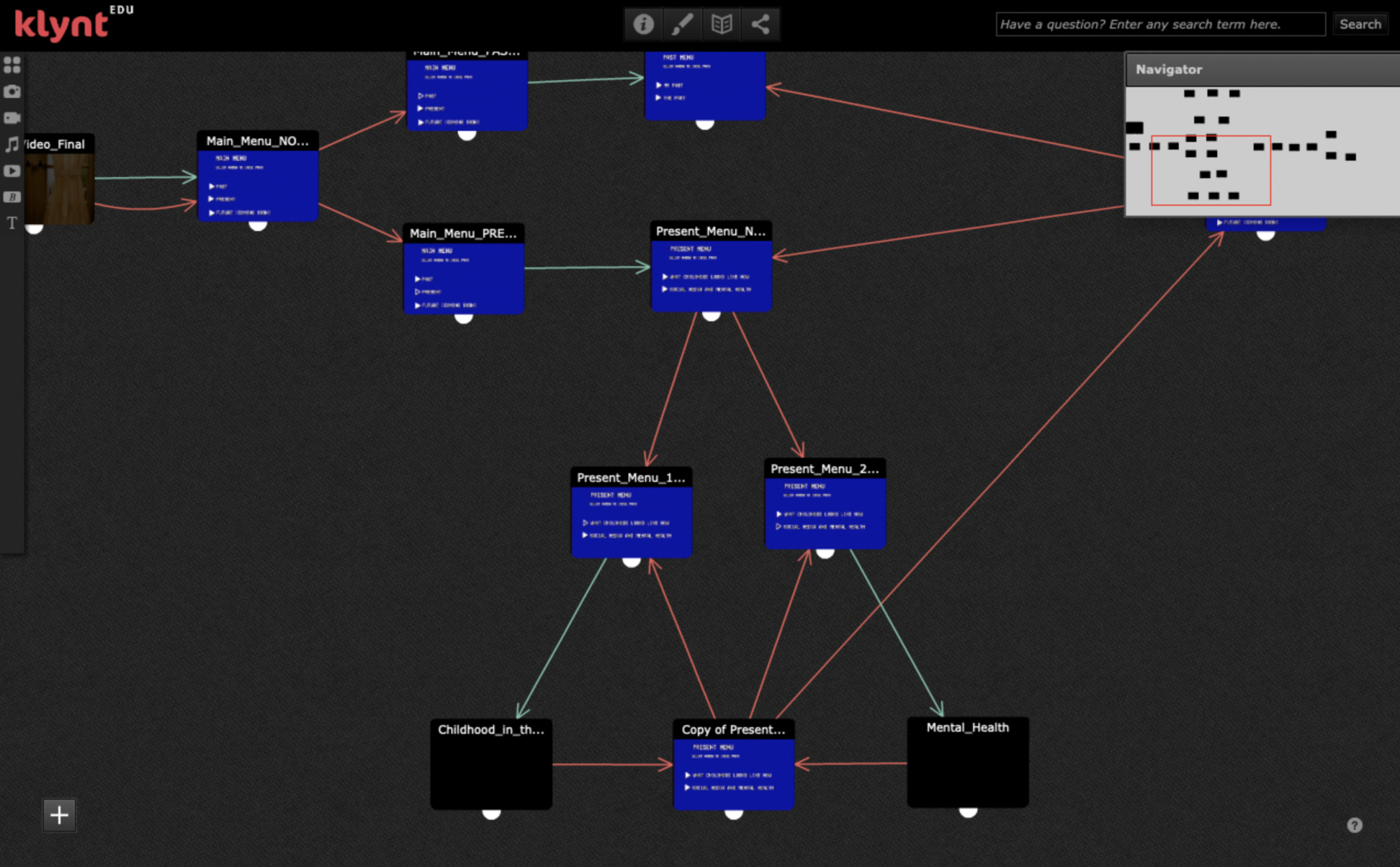 software interface