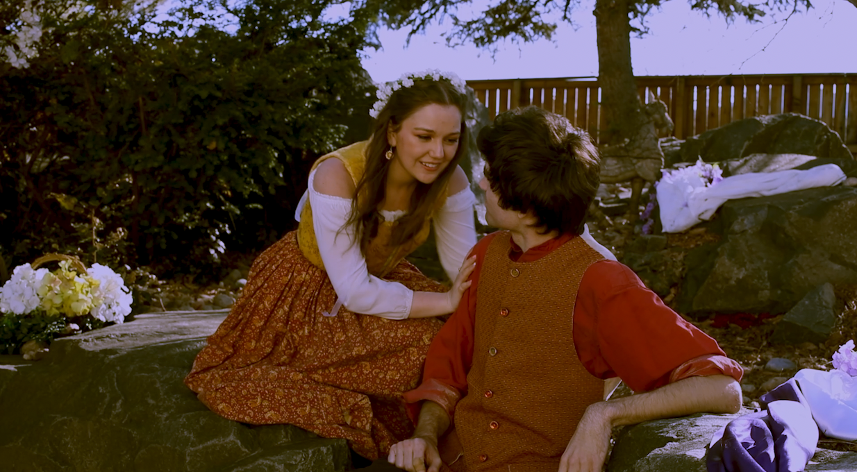 Image 2- Perdita and Florizel hug