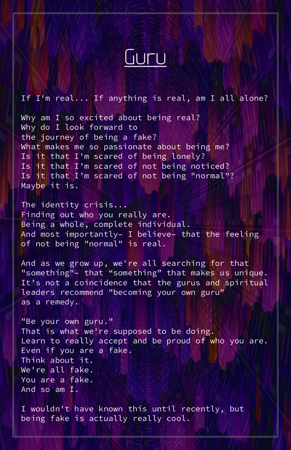 Lyric poster