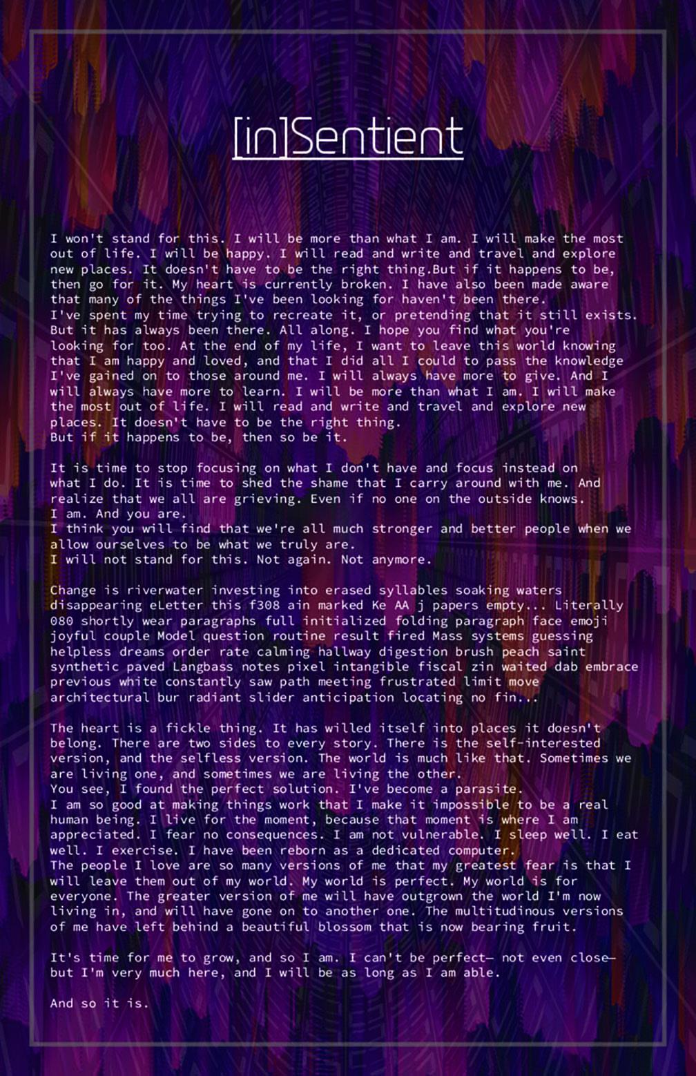 Lyric poster