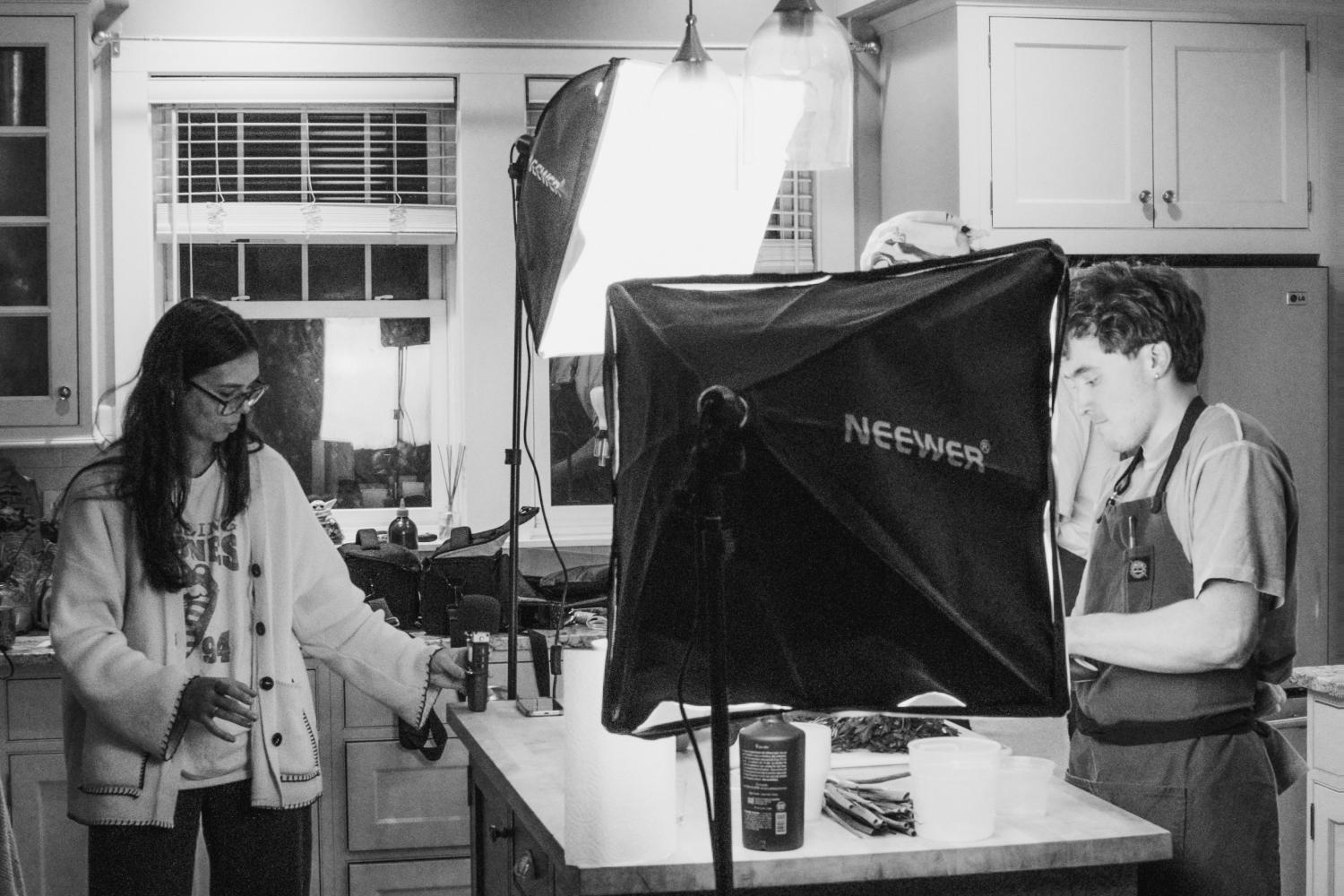 Interviewing chefs Will and Ben