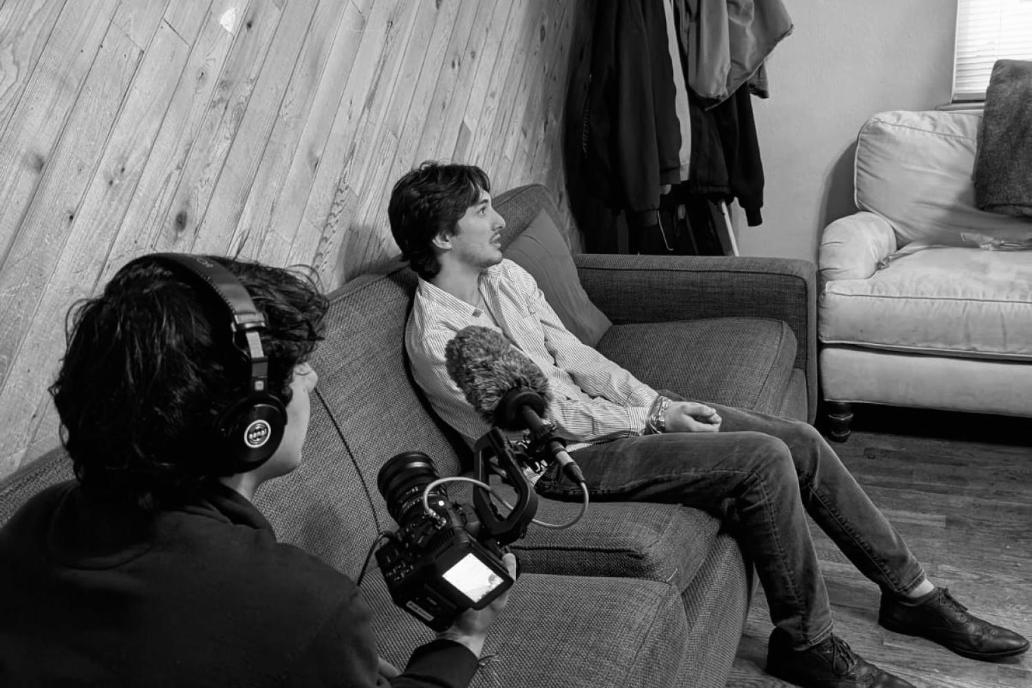 Directing talent on scene