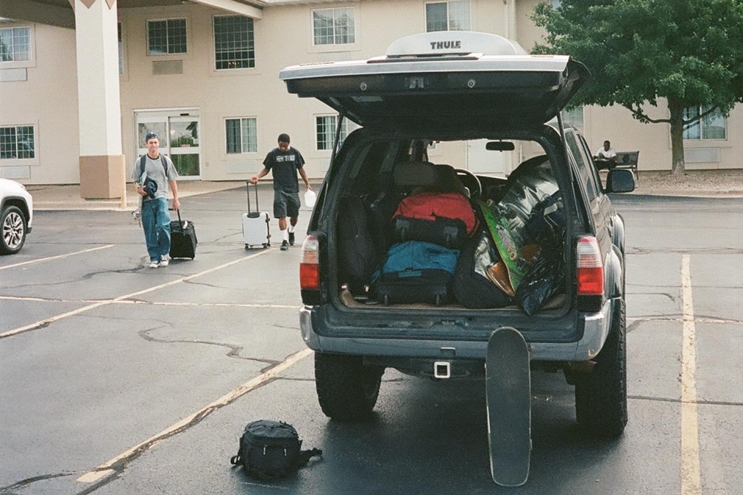 Traveling through the country