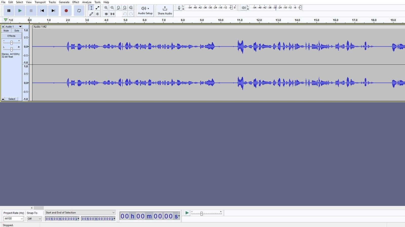 Screenshot of the short film adobe premiere timeline