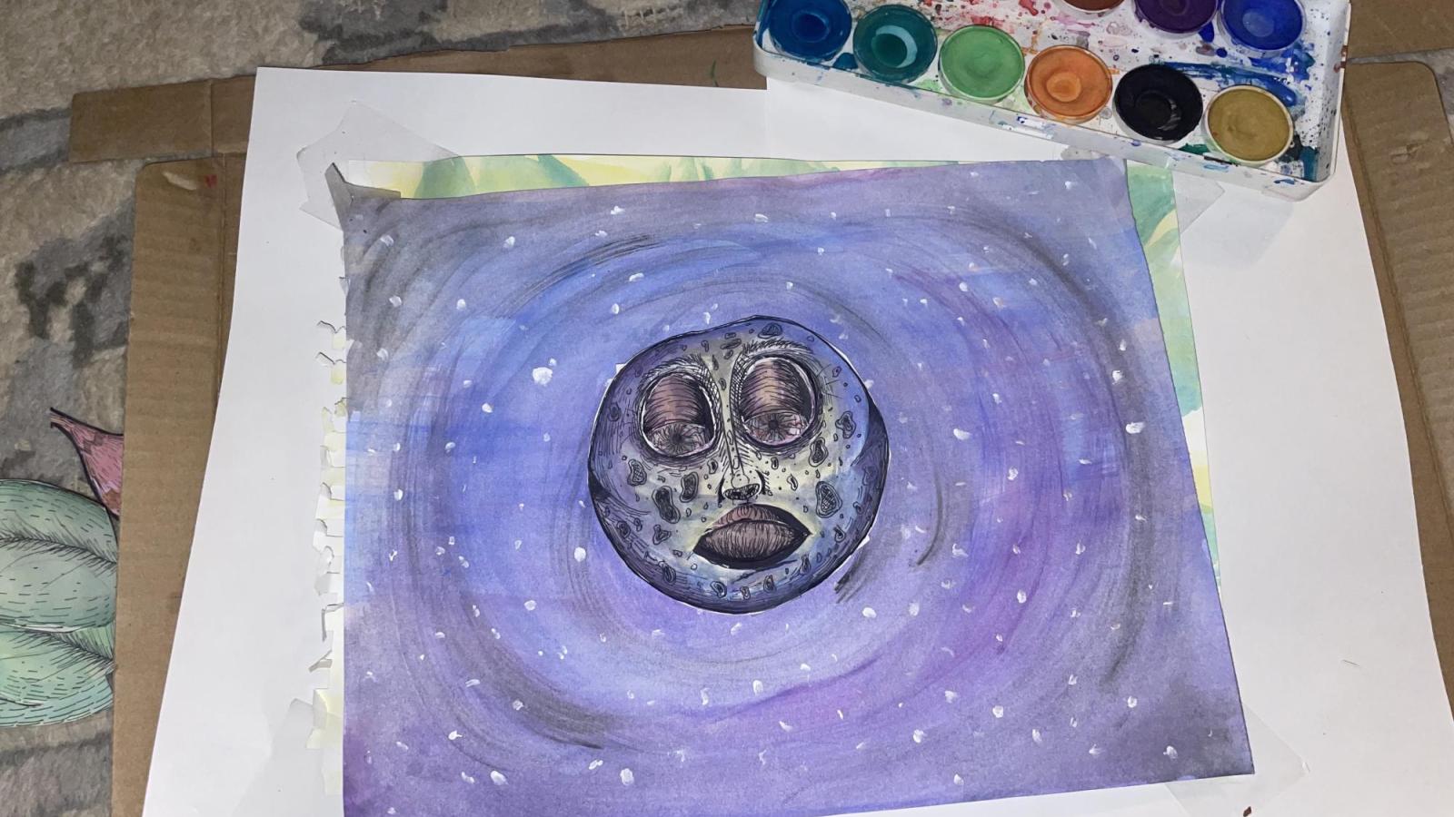 watercolor painting