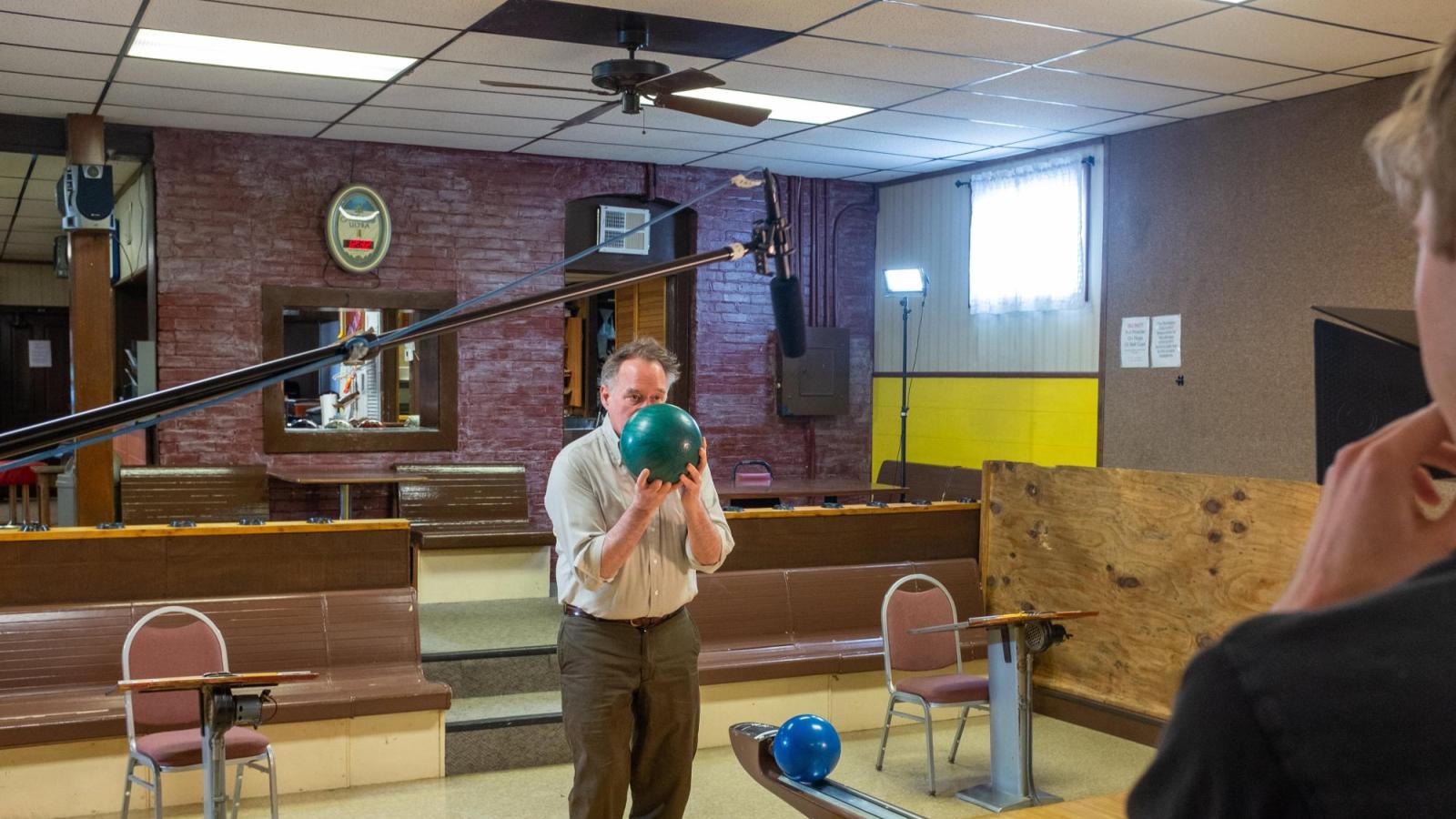 BTS of Bowling Scene