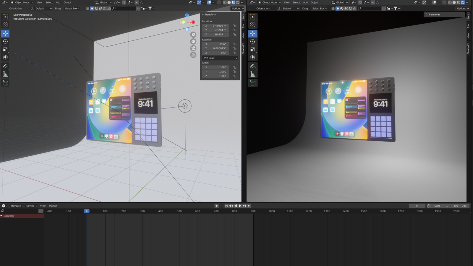 screen prototype