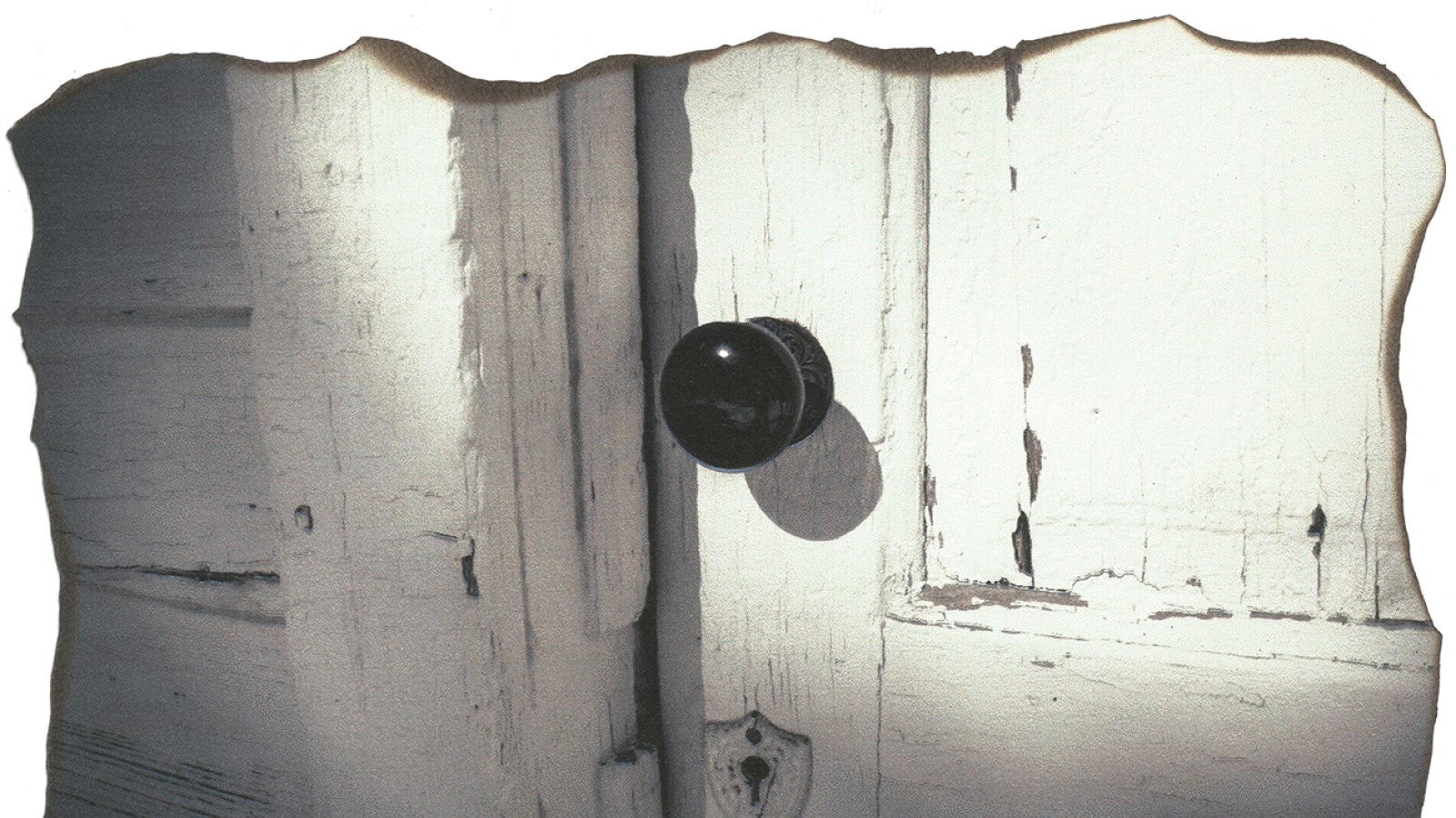 Old wooden door