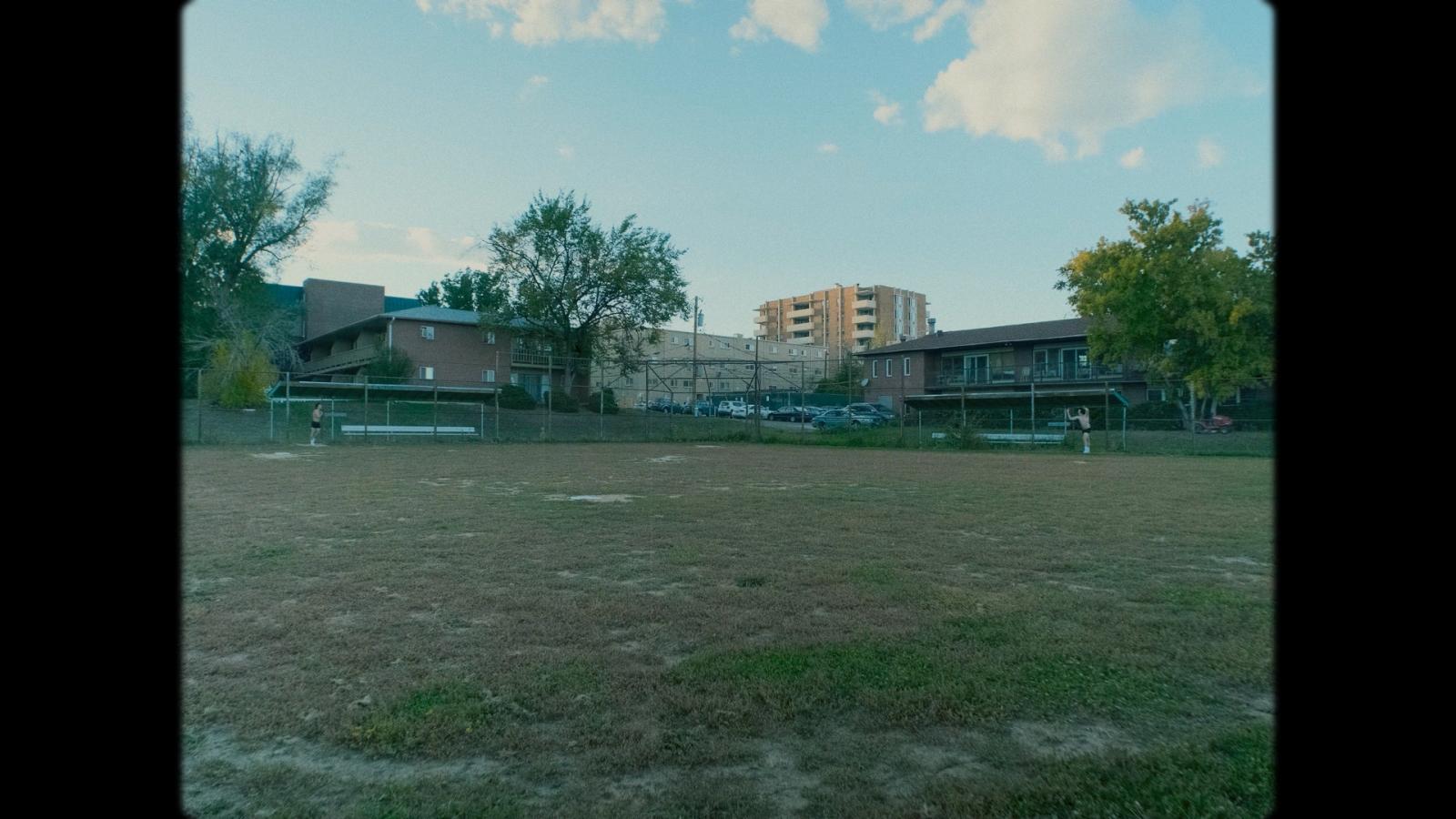 a green field